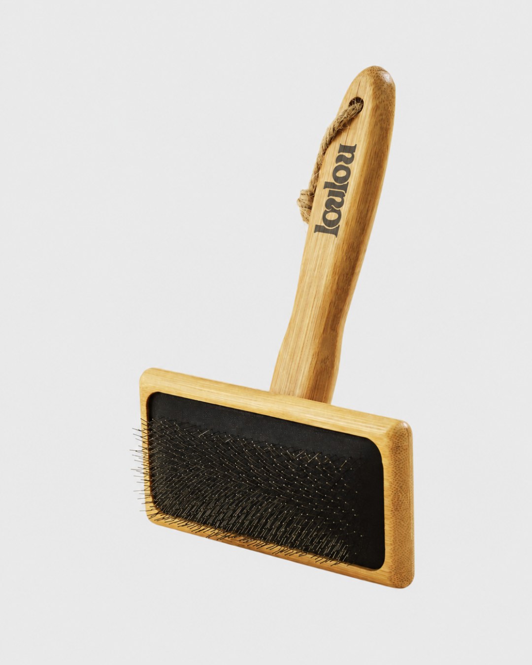 Large bamboo slicker brush