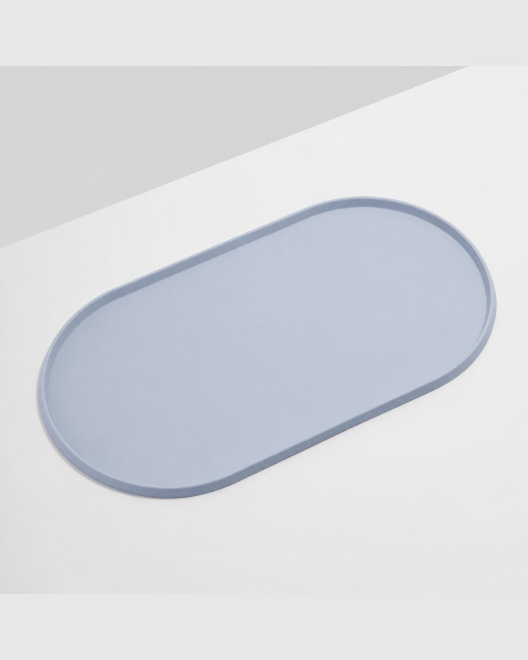 Sky blue silicone feeding mat