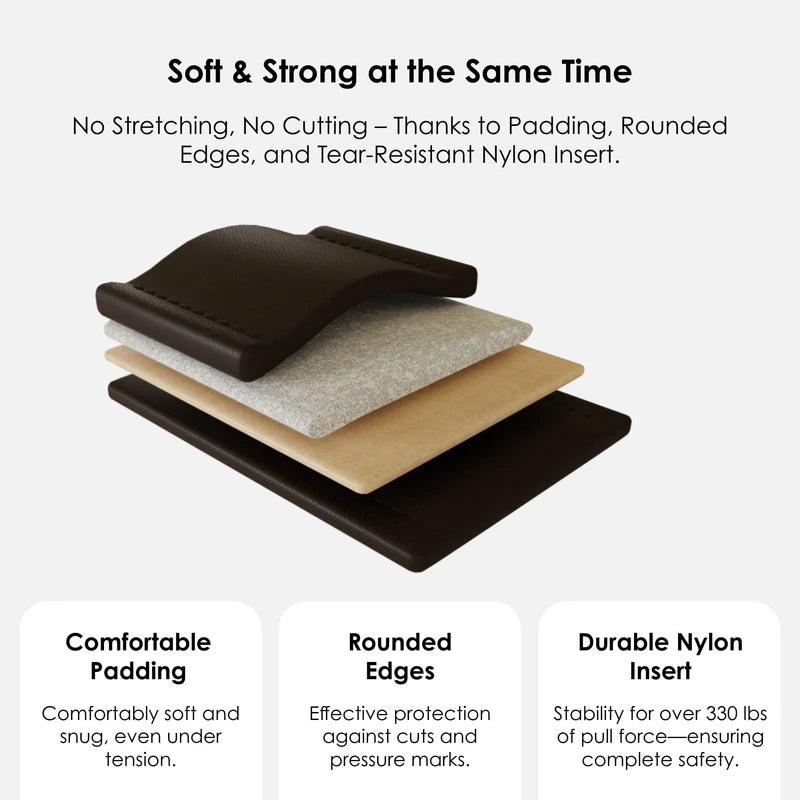 Luxury Leather Dog Leash Earth